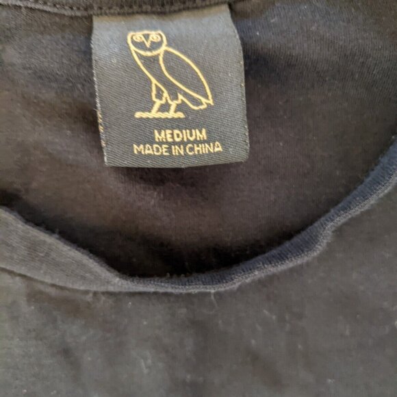 OVO octobers very own women's black cotton t-shirt in size medium - Picture 3 of 6